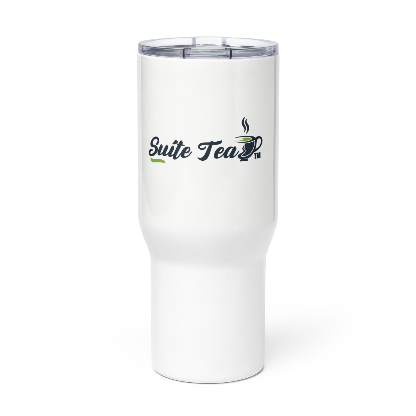 Travel mug with a handle